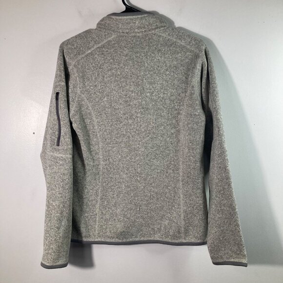 Womens Patagonia Better Sweater 1/4 Zip Fleece Pullover Jacket Gray M Polyester - Picture 2 of 8